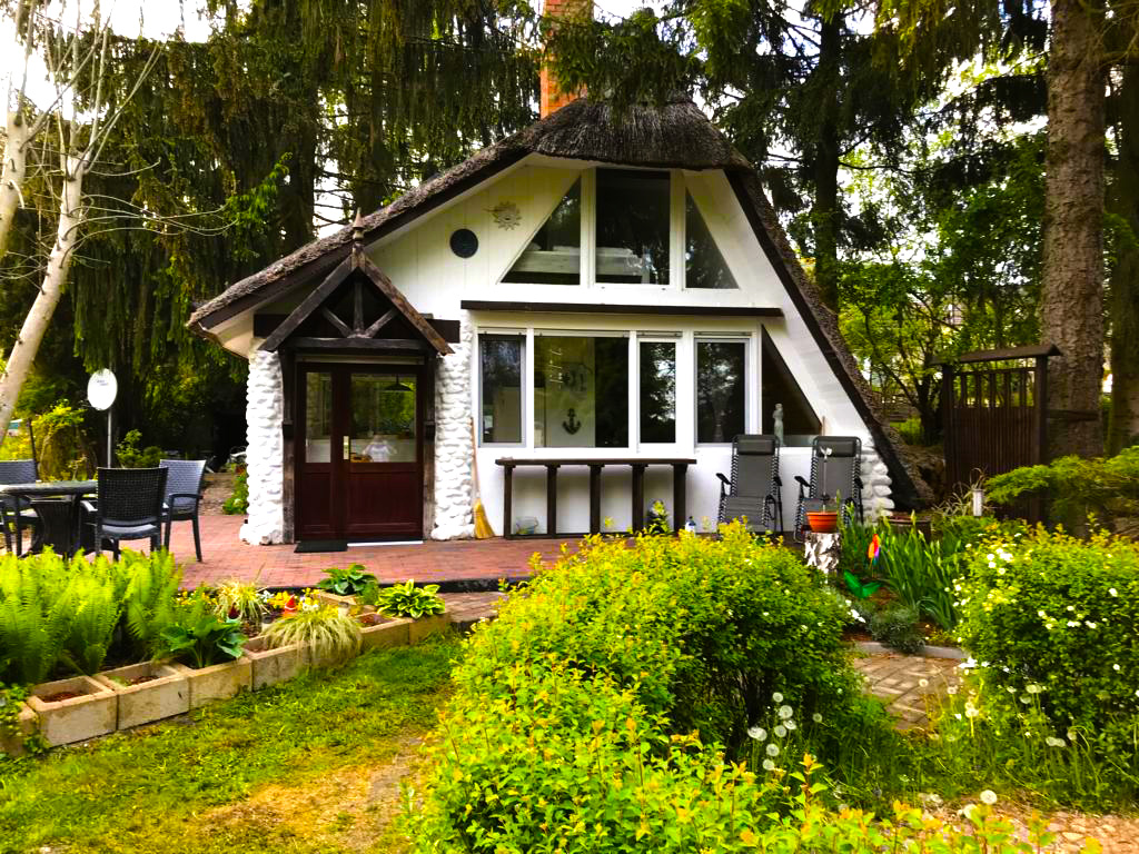 Vorderansicht des Hauses